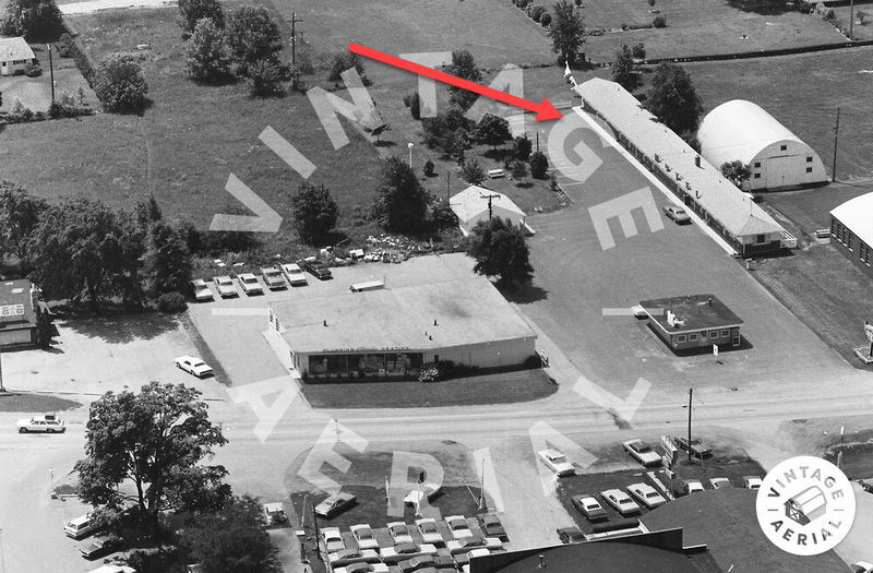 Jack Pine Drive-In and Motel - 1969 Aerial (newer photo)